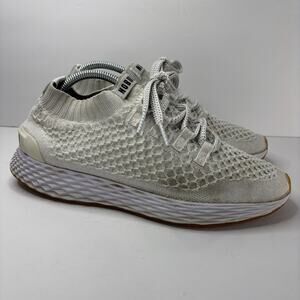 NOBULL Allday Knit White Solid Athletic Shoe Men Size 8.5 Women’s Size 10